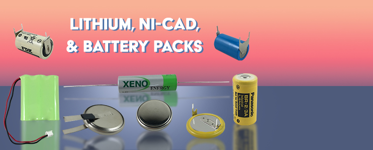 lithium, nicad, and battery packs